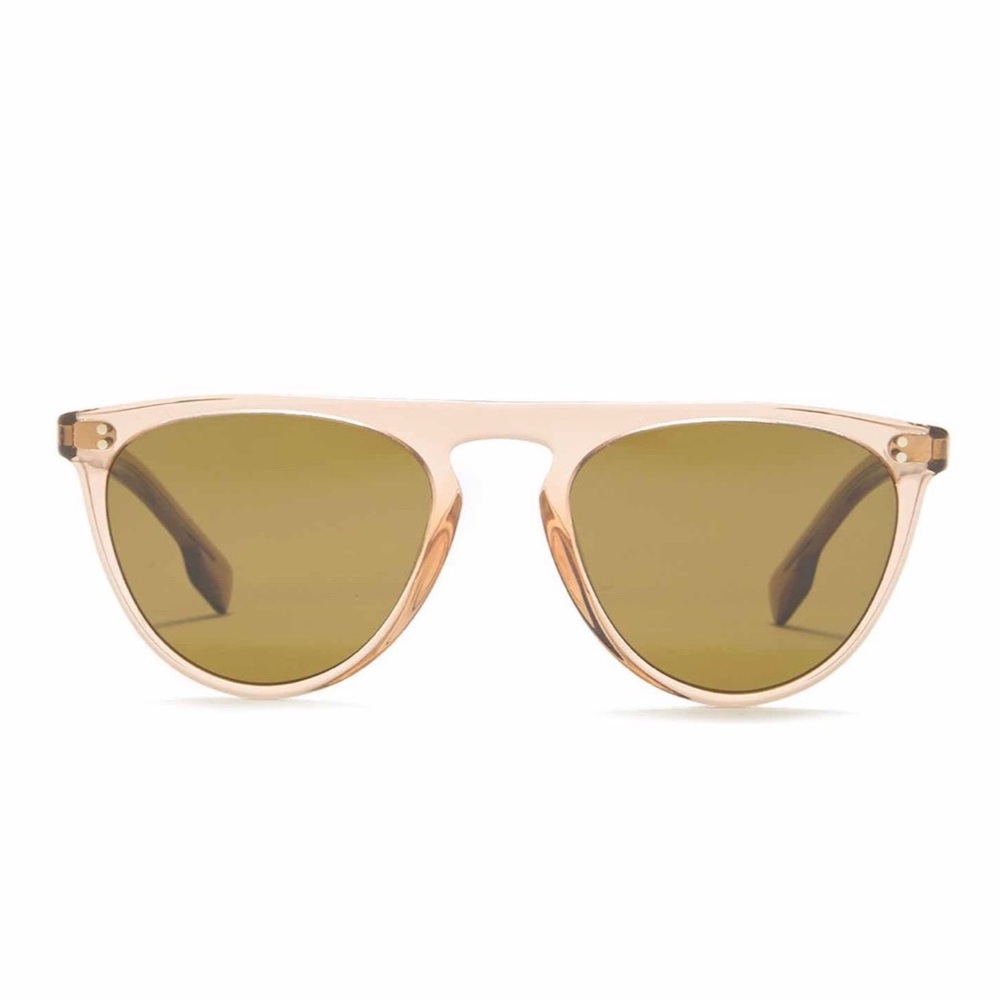 Burberry | 54mm Pilot Sunglasses | Brown - Picture 3 of 5